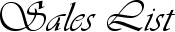 Sales List